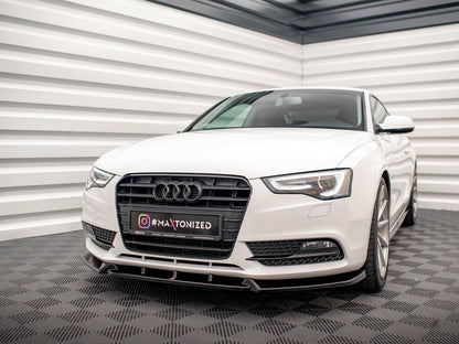 Maxton Design - FRONT SPLITTER V.1 AUDI A5 COUPE / SPORTBACK 8T FACELIFT