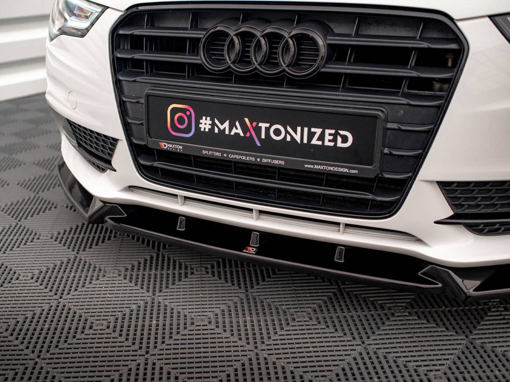 Maxton Design - FRONT SPLITTER V.1 AUDI A5 COUPE / SPORTBACK 8T FACELIFT