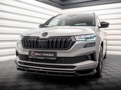 Maxton Design - FRONT SPLITTER SKODA KAROQ SPORTLINE MK1 FACELIFT