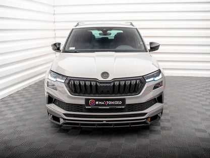 Maxton Design - FRONT SPLITTER SKODA KAROQ SPORTLINE MK1 FACELIFT
