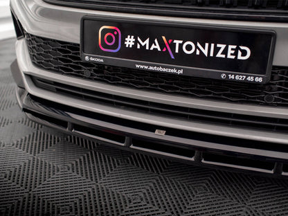 Maxton Design - FRONT SPLITTER SKODA KAROQ SPORTLINE MK1 FACELIFT
