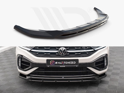 Maxton Design - FRONT SPLITTER V.1 VOLKSWAGEN T-ROC R MK1 FACELIFT (2021-)