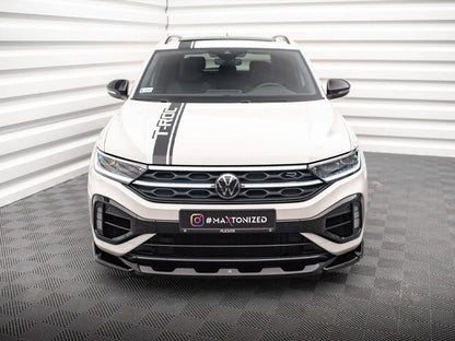 Maxton Design - FRONT SPLITTER V.2 VOLKSWAGEN T-ROC R MK1 FACELIFT (2021-)