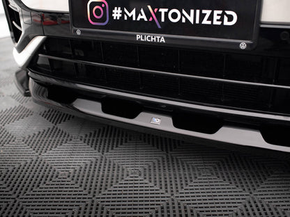 Maxton Design - FRONT SPLITTER V.2 VOLKSWAGEN T-ROC R MK1 FACELIFT (2021-)