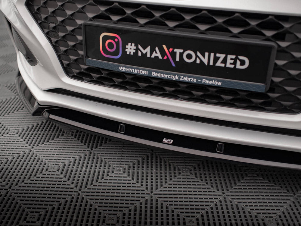 Maxton Design - FRONT SPLITTER FRONT SPLITTER V.2 HYUNDAI I20 MK2 FACELIFT