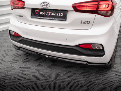Maxton Design - CENTRAL REAR SPLITTER HYUNDAI I20 MK2 FACELIFT
