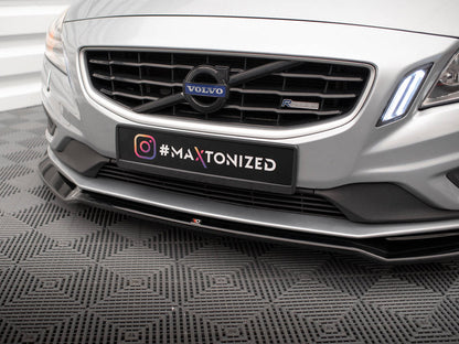Maxton Design - FRONT SPLITTER FRONT SPLITTER V.2 VOLVO S60 R-DESIGN MK2