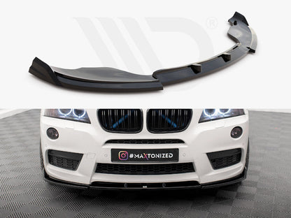 Maxton Design - FRONT SPLITTER BMW X3 M-PACK F25