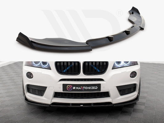 Maxton Design - FRONT SPLITTER BMW X3 M-PACK F25