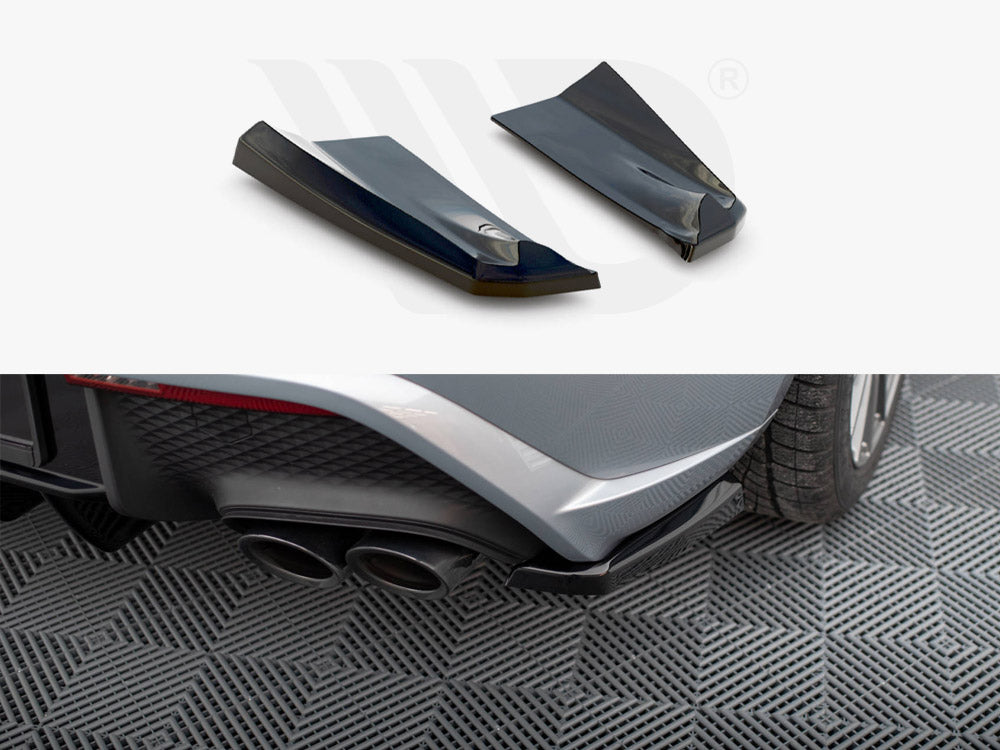 Maxton Design - REAR SIDE SPLITTERS PORSCHE MACAN MK1 FACELIFT 2