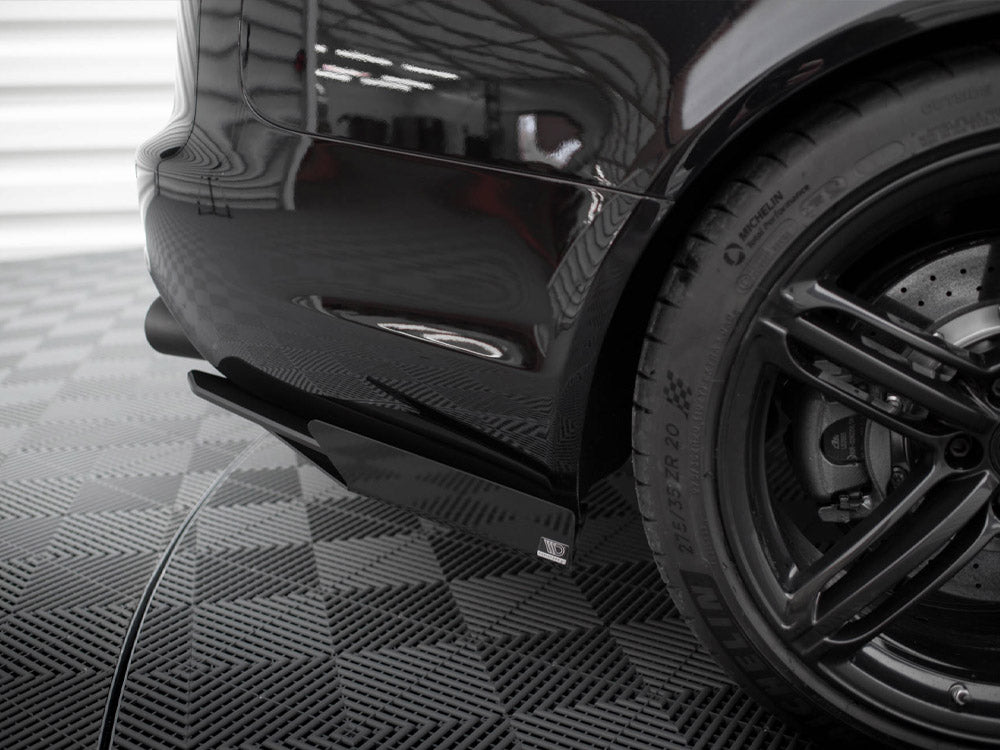 Maxton Design - STREET PRO REAR SIDE SPLITTERS + FLAPS AUDI RS6 AVANT C6