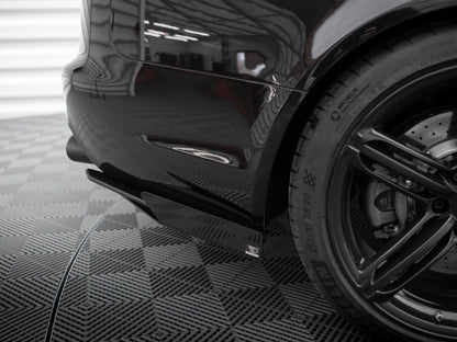 Maxton Design - STREET PRO REAR SIDE SPLITTERS + FLAPS AUDI RS6 AVANT C6