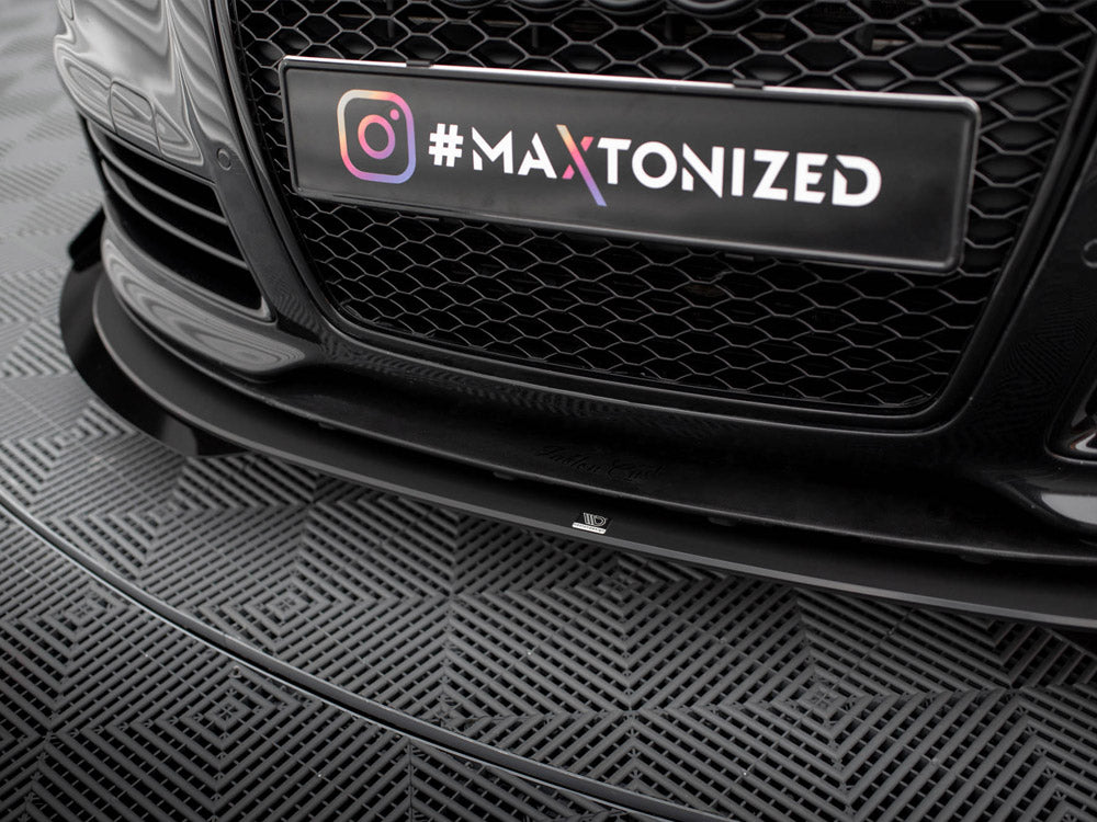 Maxton Design - STREET PRO FRONT SPLITTER + FLAPS AUDI RS6 AVANT C6