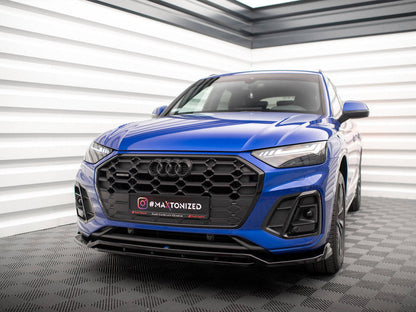 Maxton Design - FRONT SPLITTER V.1 AUDI SQ5 / Q5 S-LINE SUV / SPORTBACK MK2 FACELIFT