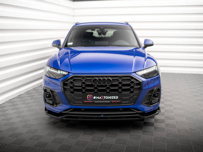 Maxton Design - FRONT SPLITTER V.1 AUDI SQ5 / Q5 S-LINE SUV / SPORTBACK MK2 FACELIFT