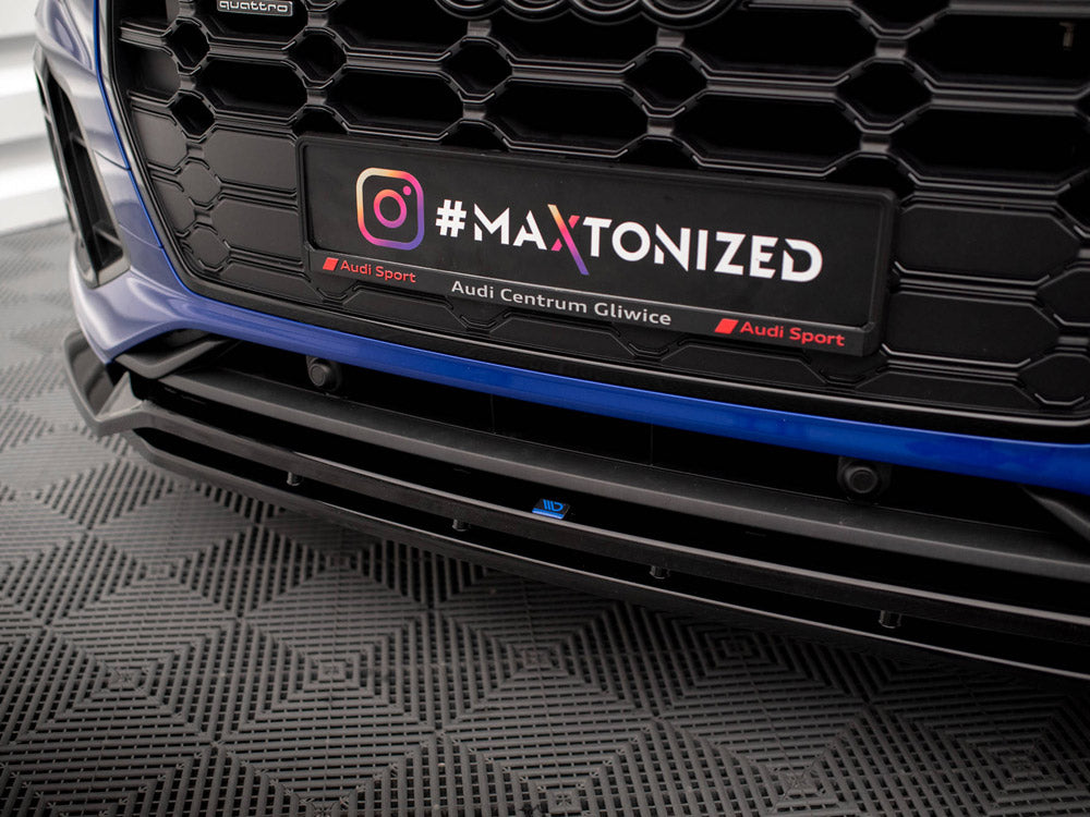 Maxton Design - FRONT SPLITTER V.1 AUDI SQ5 / Q5 S-LINE SUV / SPORTBACK MK2 FACELIFT