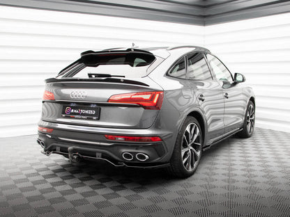 Maxton Design - CENTRAL REAR SPLITTER (VERTICAL BARS) AUDI SQ5 SPORTBACK MK2 FACELIFT