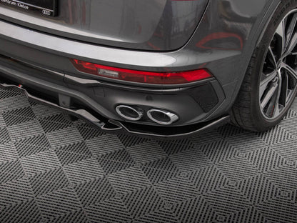 Maxton Design - CENTRAL REAR SPLITTER (VERTICAL BARS) AUDI SQ5 SPORTBACK MK2 FACELIFT