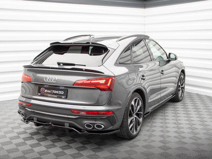 Maxton Design - Lower Spoiler CAP Audi SQ5 / Q5 S-Line Sportback Mk2 Facelift