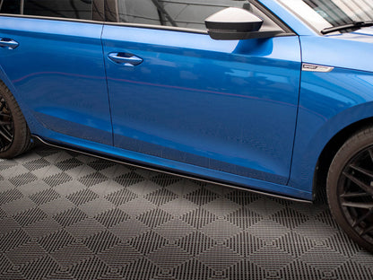 Maxton Design - SIDE SKIRTS SPLITTERS V1 SKODA OCTAVIA MK4 (2019-2024)