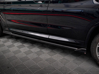 Maxton Design - SIDE SKIRTS DIFFUSERS V.2 BMW X4 M-PACK G02