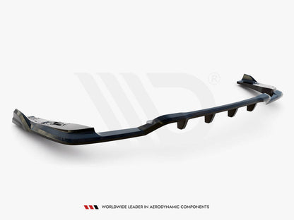 Maxton Design - CENTRAL REAR SPLITTER (VERTICAL BARS) V.2 BMW X4 M-PACK G02
