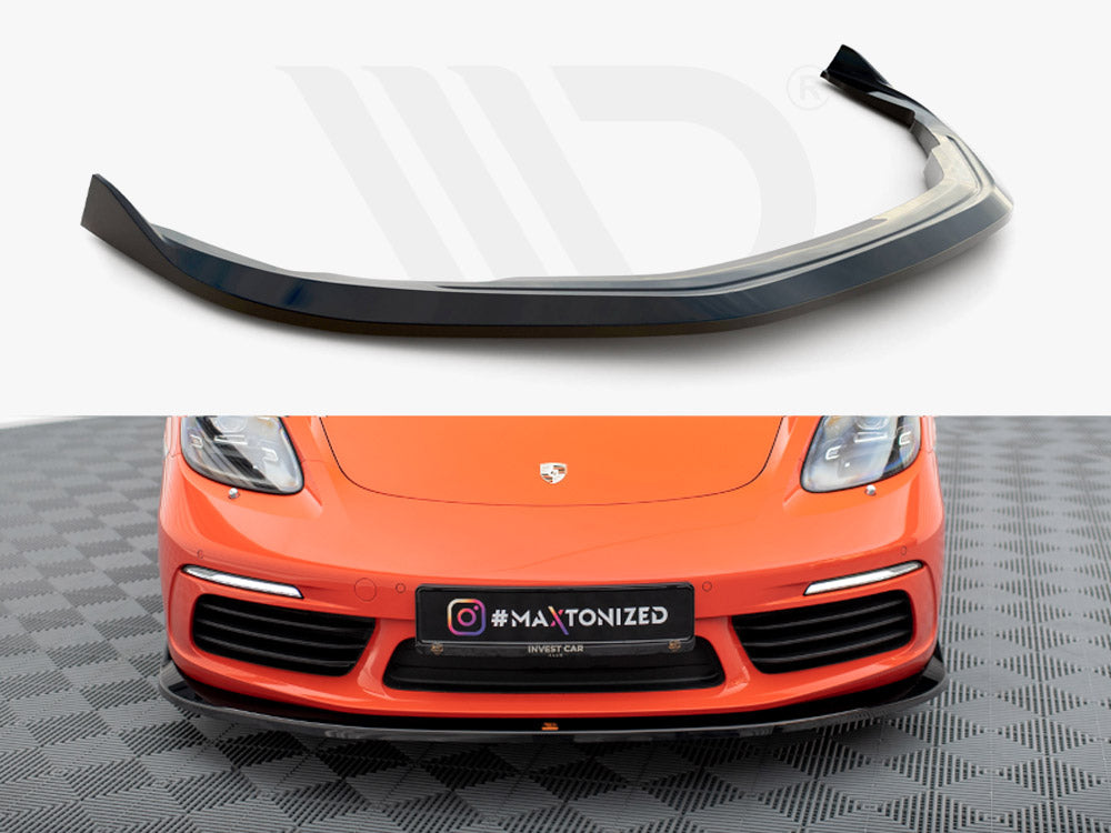 Maxton Design - FRONT SPLITTER V.2 PORSCHE 718 CAYMAN 982C