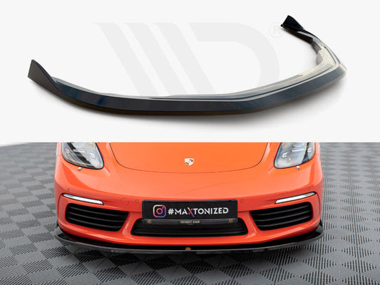 Maxton Design - FRONT SPLITTER V.2 PORSCHE 718 CAYMAN 982C
