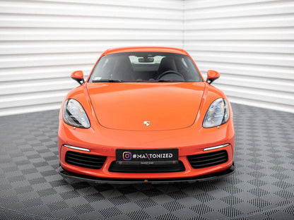 Maxton Design - FRONT SPLITTER V.2 PORSCHE 718 CAYMAN 982C
