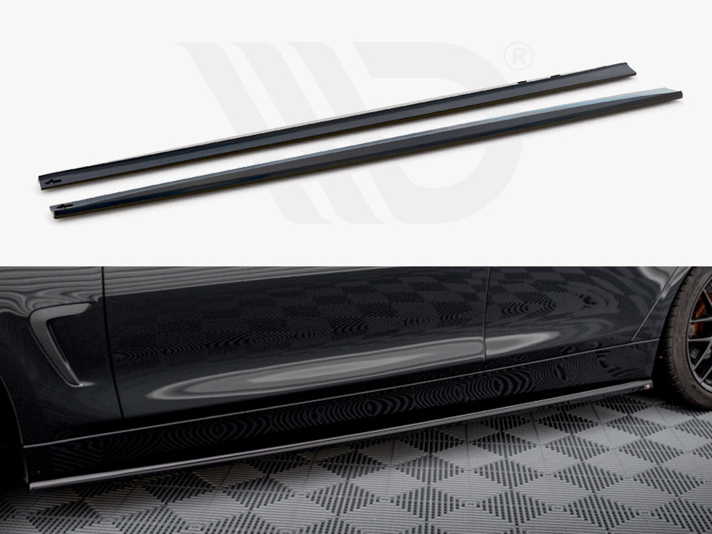 Maxton Design - Side Skirts Diffusers BMW 4 Coupe / Gran Coupe / Cabrio F32 / F36 / F33