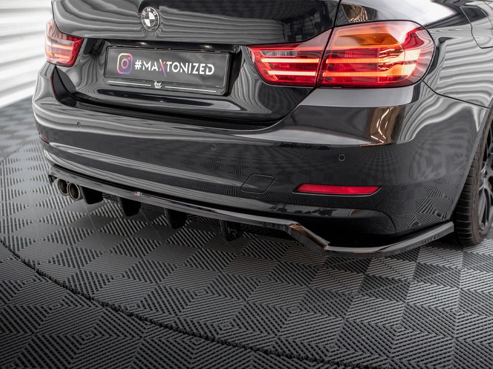Maxton Design - CENTRAL REAR SPLITTER (VERTICAL BARS) BMW 4 GRAN COUPE F36