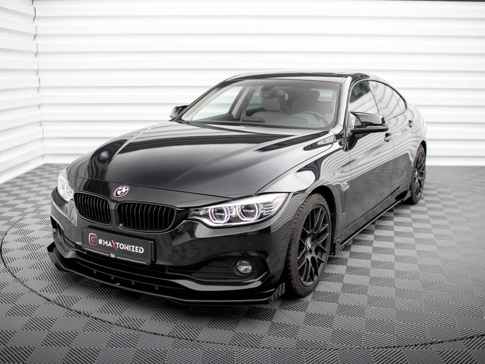 Maxton Design - STREET PRO FRONT SPLITTER + FLAPS BMW 4 GRAN COUPE F36