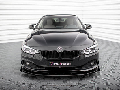 Maxton Design - STREET PRO FRONT SPLITTER + FLAPS BMW 4 GRAN COUPE F36