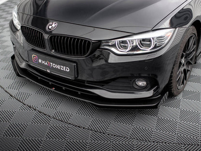 Maxton Design - STREET PRO FRONT SPLITTER + FLAPS BMW 4 GRAN COUPE F36