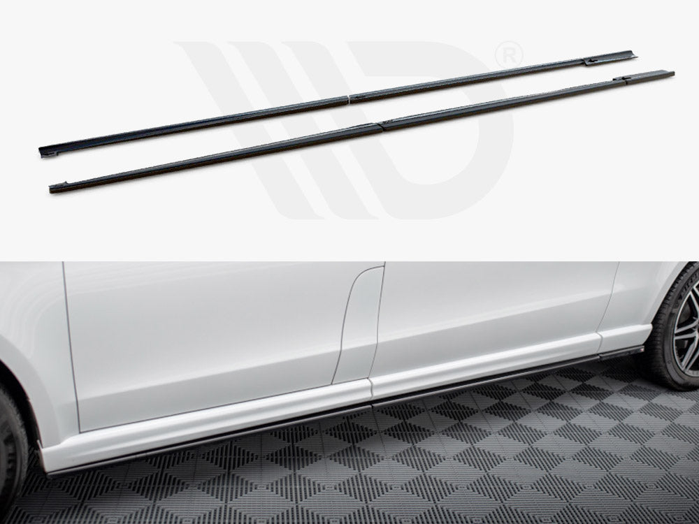 Maxton Design - Side Skirts Diffusers Mercedes V-Class Extra Long AMG-Line W447