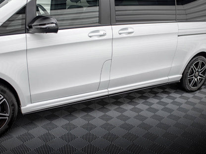 Maxton Design - Side Skirts Diffusers Mercedes V-Class Extra Long AMG-Line W447