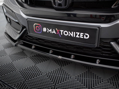 Maxton Design - FRONT SPLITTER HONDA CIVIC SPORT MK 10