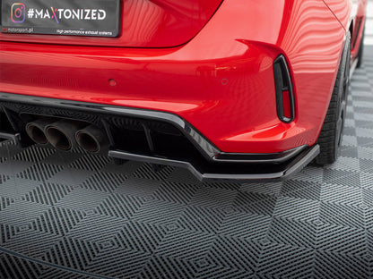 Maxton Design - CENTRAL REAR SPLITTER (VERTICAL BARS) V.1 HONDA CIVIC TYPE-R MK 11