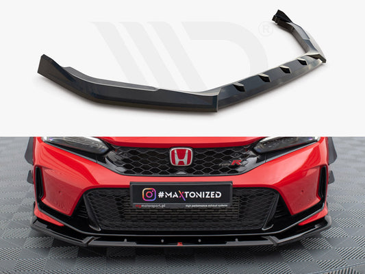 Maxton Design - FRONT SPLITTER V.2 HONDA CIVIC TYPE-R MK 11