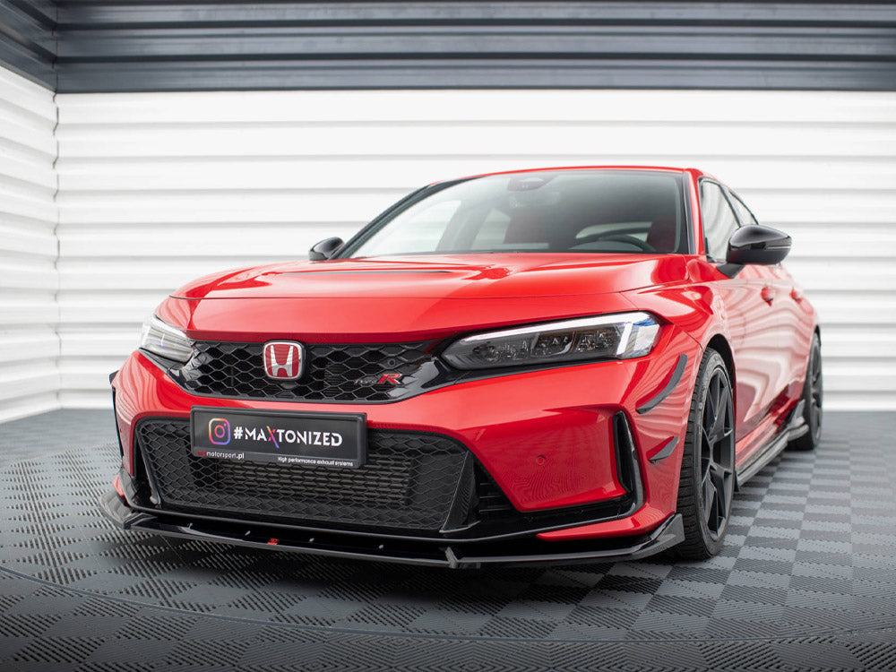 Maxton Design - FRONT SPLITTER V.2 HONDA CIVIC TYPE-R MK 11