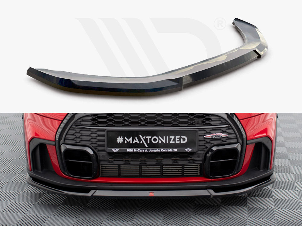 Maxton Design - FRONT SPLITTER V.2 MINI COOPER S JOHN COOPER WORKS F55 FACELIFT