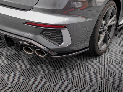Maxton Design - REAR SIDE SPLITTERS V.2 AUDI S3 SEDAN 8Y