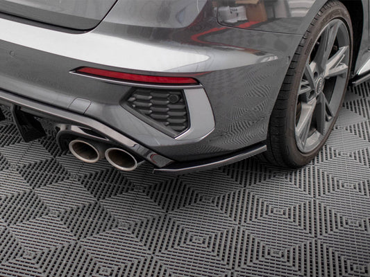 Maxton Design - REAR SIDE SPLITTERS V.2 AUDI S3 SEDAN 8Y