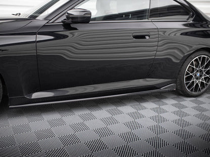 Maxton Design - SIDE SKIRTS DIFFUSERS V.2 BMW 2 COUPE G42