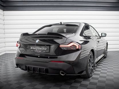Maxton Design - STREET PRO REAR SIDE SPLITTERS + FLAPS BMW 2 COUPE G42