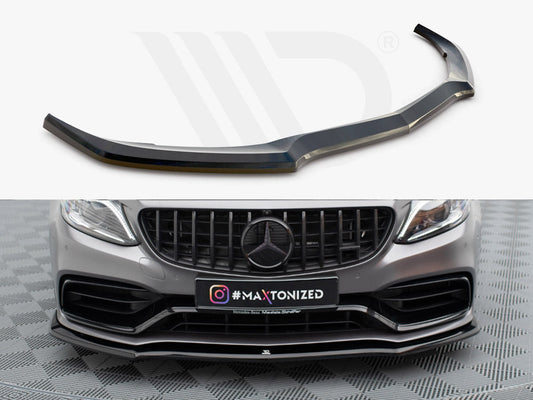 Maxton Design - FRONT SPLITTER V.1 MERCEDES-AMG C63 SEDAN / ESTATE W205 FACELIFT