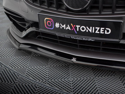 Maxton Design - FRONT SPLITTER V.1 MERCEDES-AMG C63 SEDAN / ESTATE W205 FACELIFT