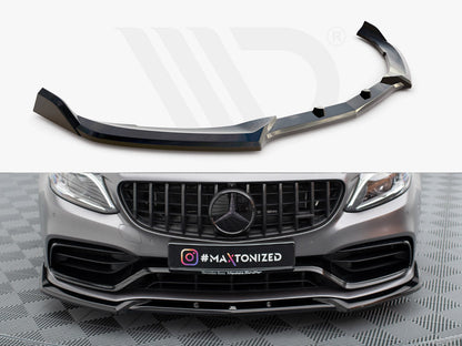 Maxton Design - FRONT SPLITTER V.2 MERCEDES-AMG C63 SEDAN / ESTATE W205 FACELIFT