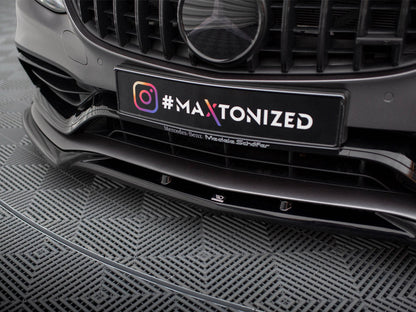 Maxton Design - FRONT SPLITTER V.2 MERCEDES-AMG C63 SEDAN / ESTATE W205 FACELIFT