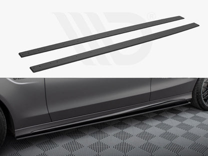 Maxton Design - STREET PRO SIDE SKIRTS DIFFUSERS MERCEDES-AMG C63 SEDAN / ESTATE W205 FACELIFT